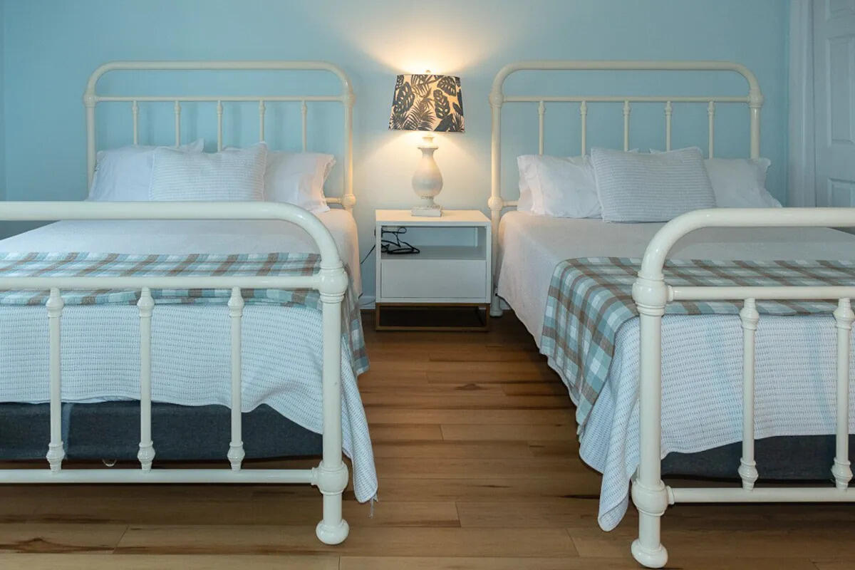 Bedroom four with two beds
